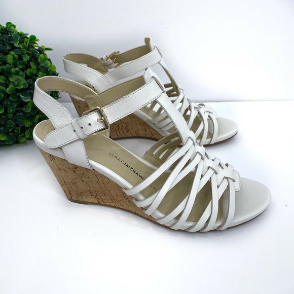 Isaac Mizrahi Shoes - Isaac Mizrahi Live! Leather Fisherman Wedge Sandal